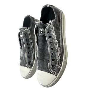 Nothing New Women's Stonewash Wave Black Sneaker 5